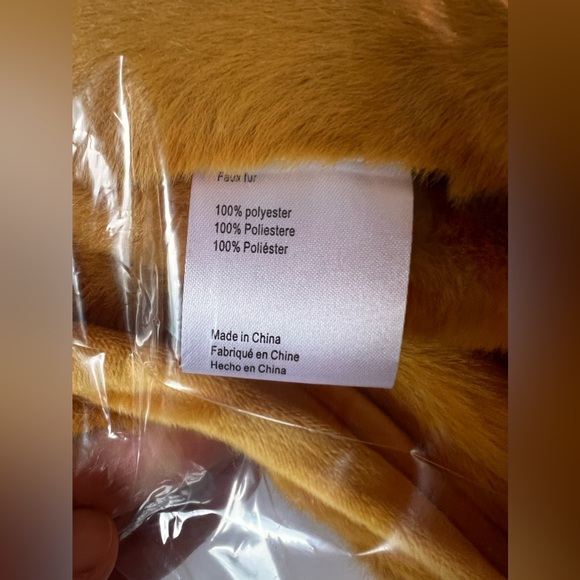 Anthropologie Sophie Faux Fur Throw Blanket - Picture 7 of 8